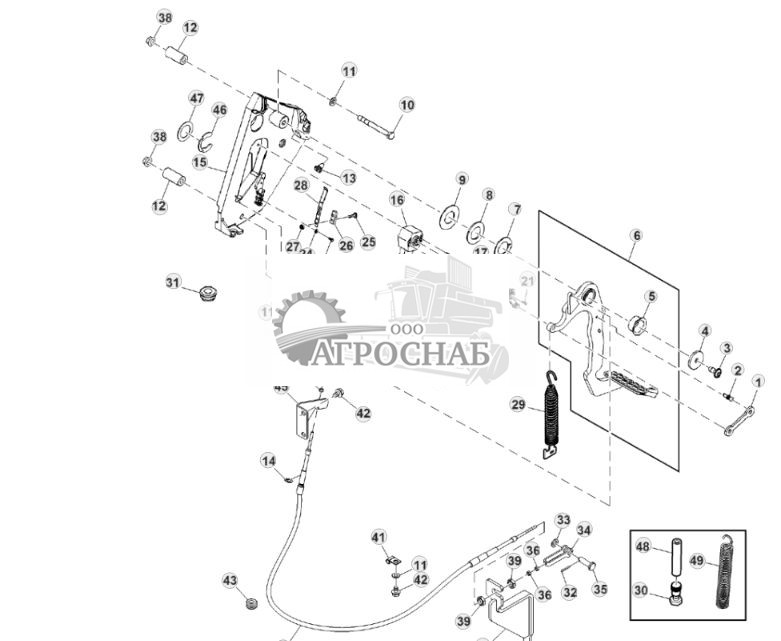 ПРАВАЯ СТУПЕНЬКА (КАБИНА) (ДОПОЛНИТЕЛЬНОЕ ОБОРУДОВАНИЕ) - ST305259 444.jpg
